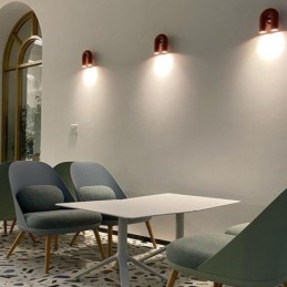 Nástěnné svítidlo ve tvaru U Minimalistické kreativní nástěnné svítidlo 90 otočné stínidlo