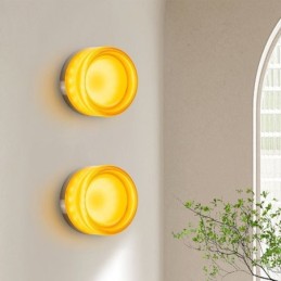 Nástěnné svítidlo Moderní minimalistické akrylové jednohlavé kulaté kované malé nástěnné svítidlo