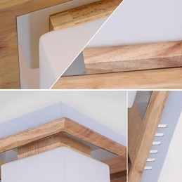 Zapuštěná montáž Mini styl moderního současného dřeva