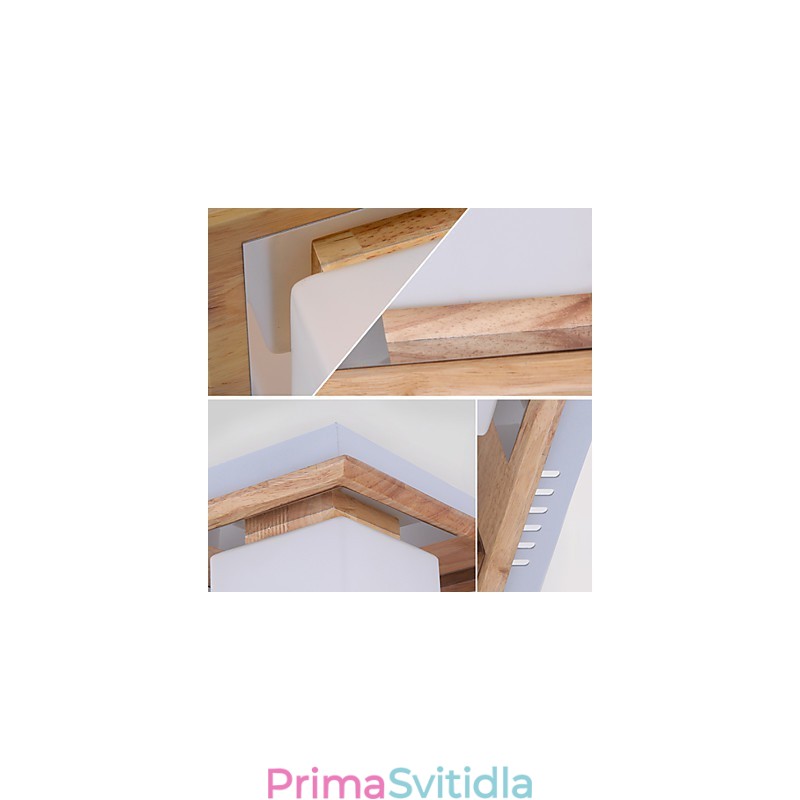 Zapuštěná montáž Mini styl moderního současného dřeva