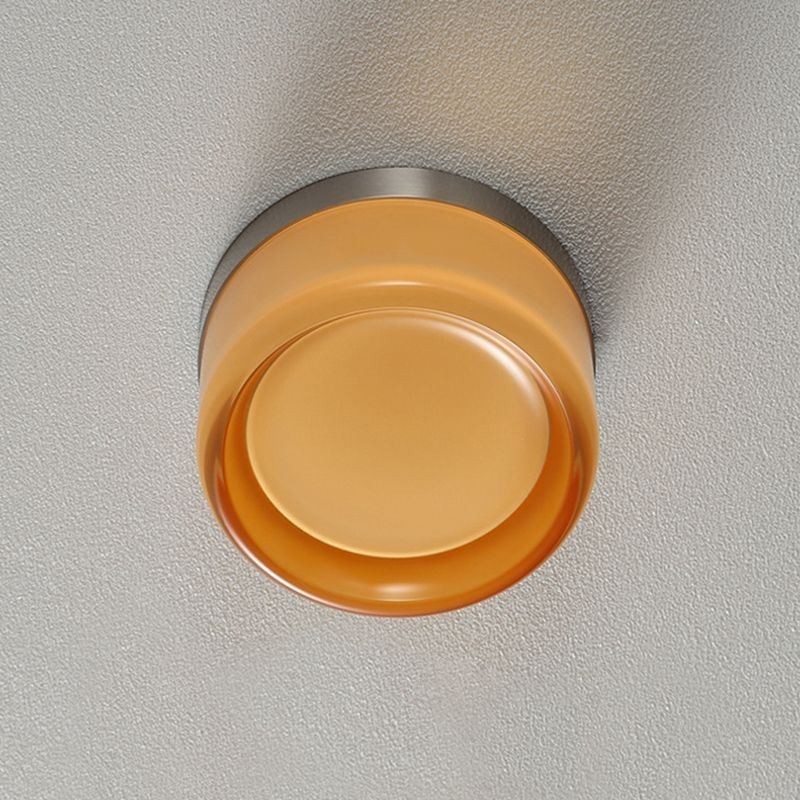 Nástěnné svítidlo Moderní minimalistické akrylové jednohlavé kulaté kované malé nástěnné svítidlo