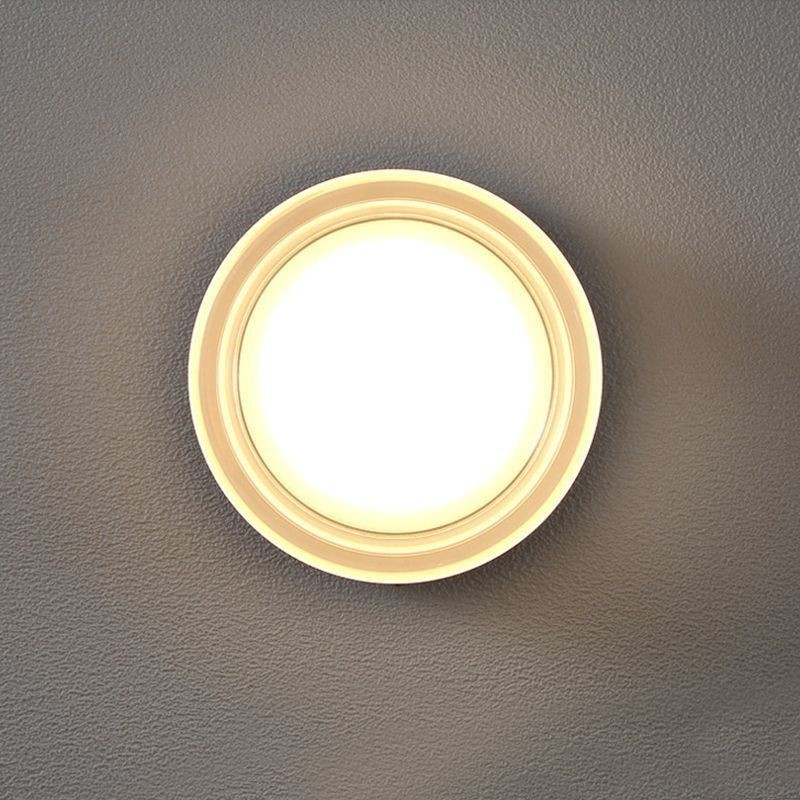 Nástěnné svítidlo Moderní minimalistické akrylové jednohlavé kulaté kované malé nástěnné svítidlo