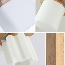 Zapuštěná montáž Mini styl moderního současného dřeva