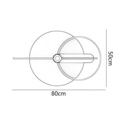 Nástěnné svítidlo z tepaného železa nástěnné svítidlo