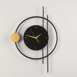 Hodiny Nástěnné Světlo Moderní Minimalistické Nástěnné Svítidlo z tepaného železa A