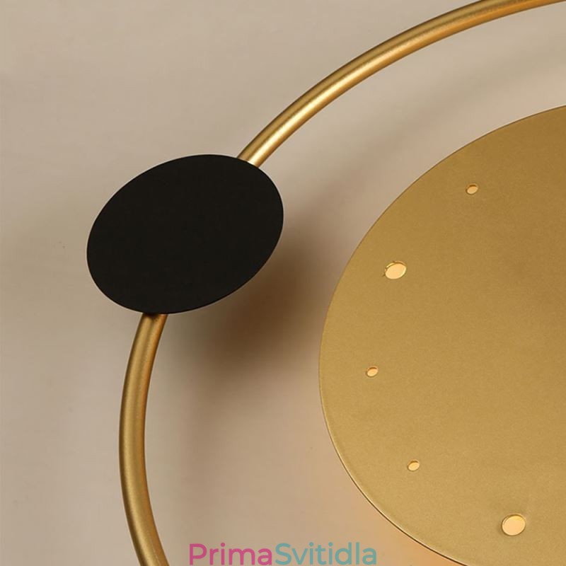 Hodiny Nástěnné Světlo Moderní Minimalistické Nástěnné Svítidlo z tepaného železa A
