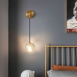 Moderní nástěnné svítidlo Creative Crystal Wall Sconce Lamp