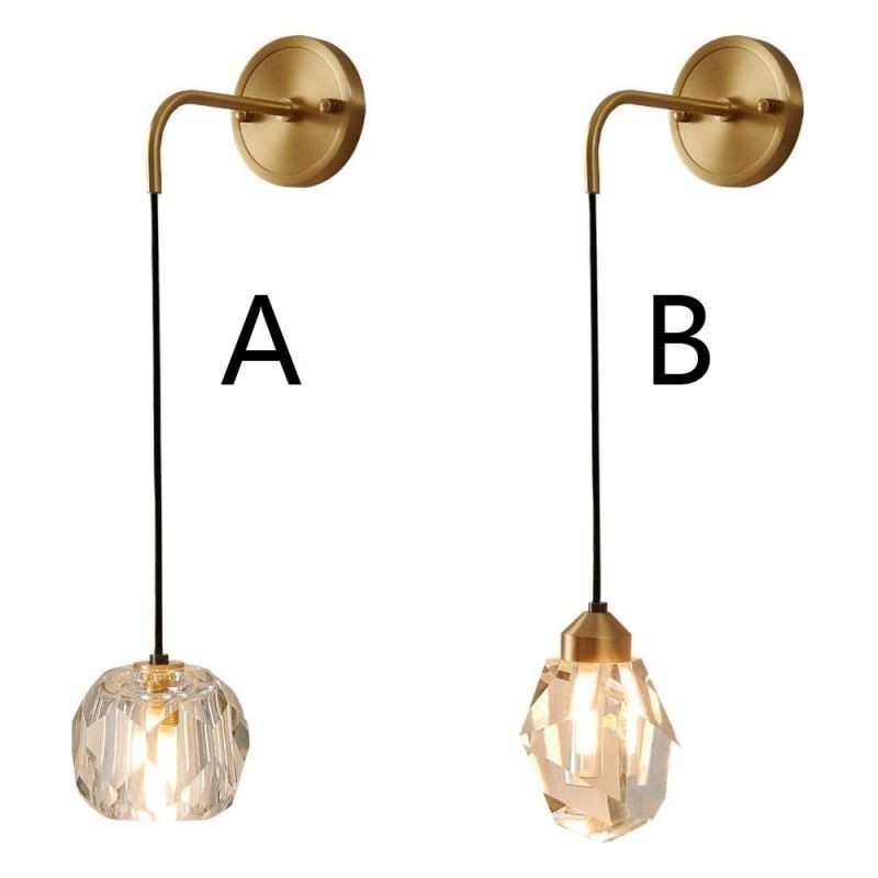 Moderní nástěnné svítidlo Creative Crystal Wall Sconce Lamp