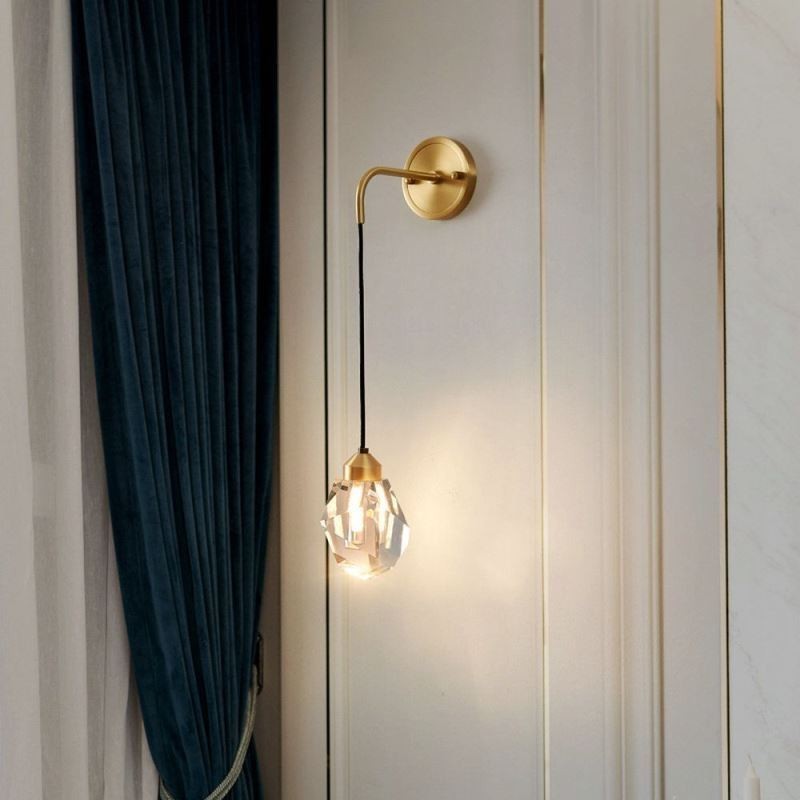 Moderní nástěnné svítidlo Creative Crystal Wall Sconce Lamp