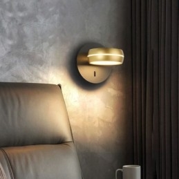 Otočné nástěnné svítidlo Moderní minimalistické nástěnné svítidlo