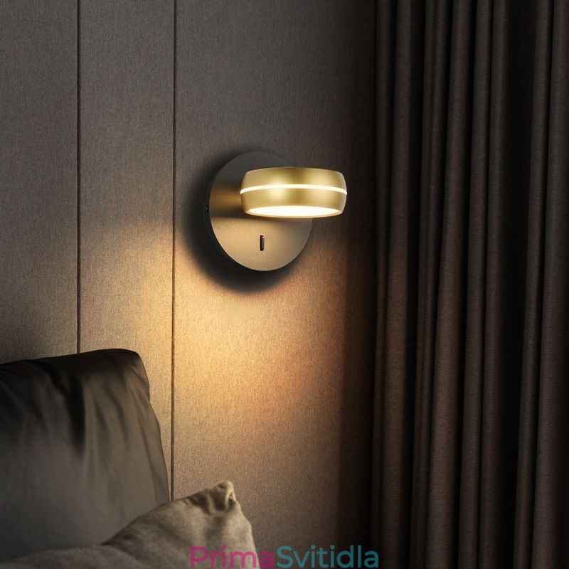 Otočné nástěnné svítidlo Moderní minimalistické nástěnné svítidlo