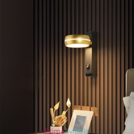 Otočná nástěnná lampa Moderní minimalistické nástěnné svítidlo Otočná nástěnná lampa Moderní minimalistické nástěnné svítidlo