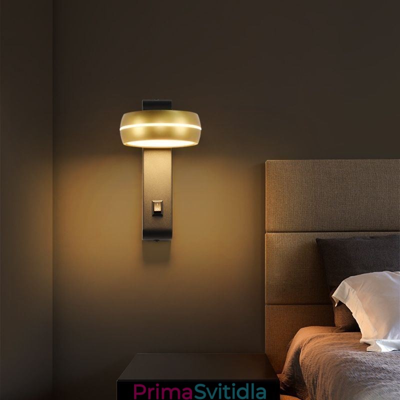 Otočná nástěnná lampa Moderní minimalistické nástěnné svítidlo