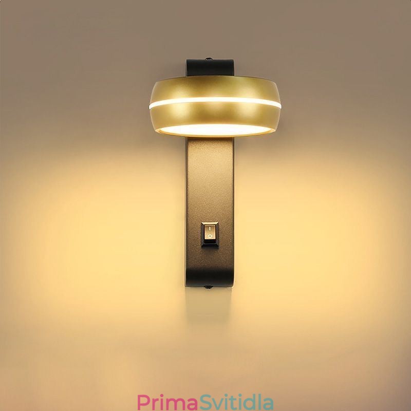 Otočná nástěnná lampa Moderní minimalistické nástěnné svítidlo