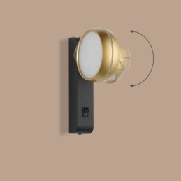 Otočná nástěnná lampa Moderní minimalistické nástěnné svítidlo