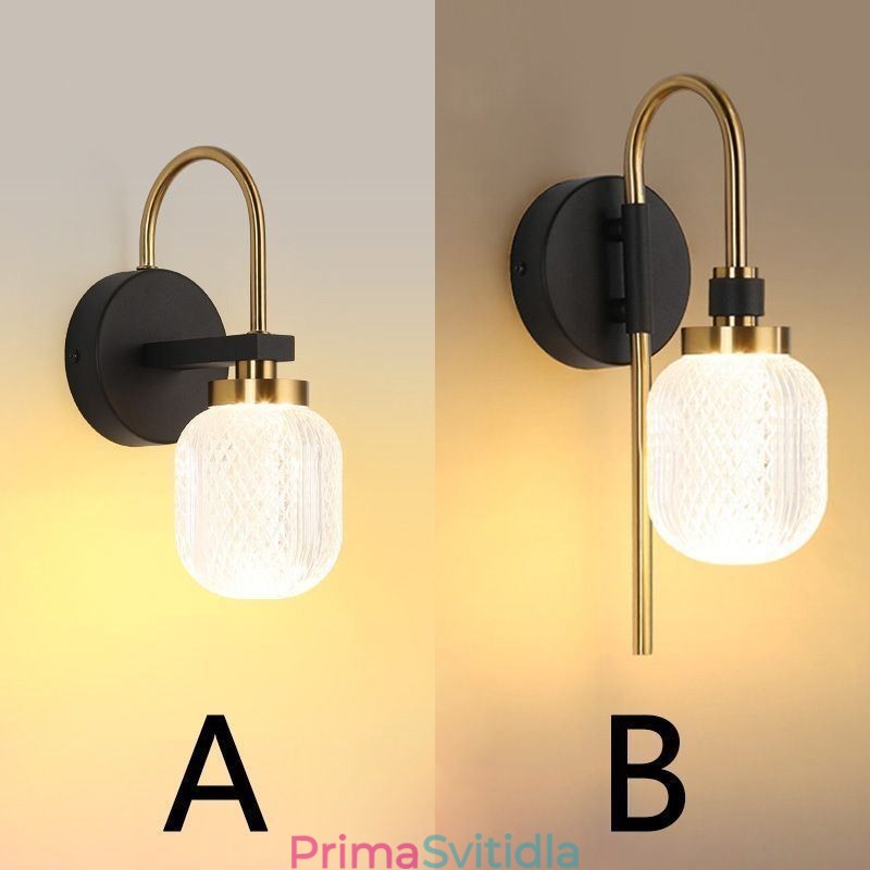 Moderní minimalistické nástěnné svítidlo akrylové nástěnné svítidlo