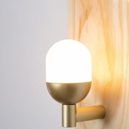 Dekorační nástěnná dřevěná lampa Světla do vstupní uličky Nordic Noční nástěnné svítidlo
