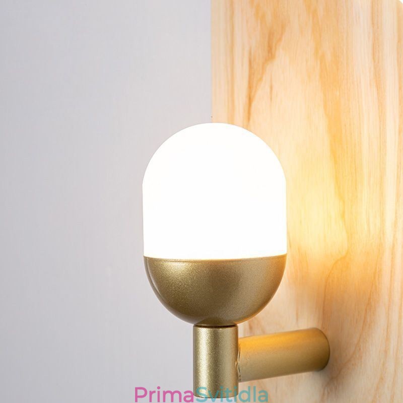 Dekorační nástěnná dřevěná lampa Světla do vstupní uličky Nordic Noční nástěnné svítidlo