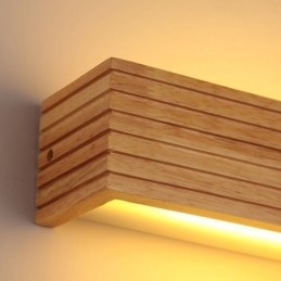 Dřevěná nástěnná svítidla v japonském stylu Lampa Koupelnová domácí nástěnné svítidlo