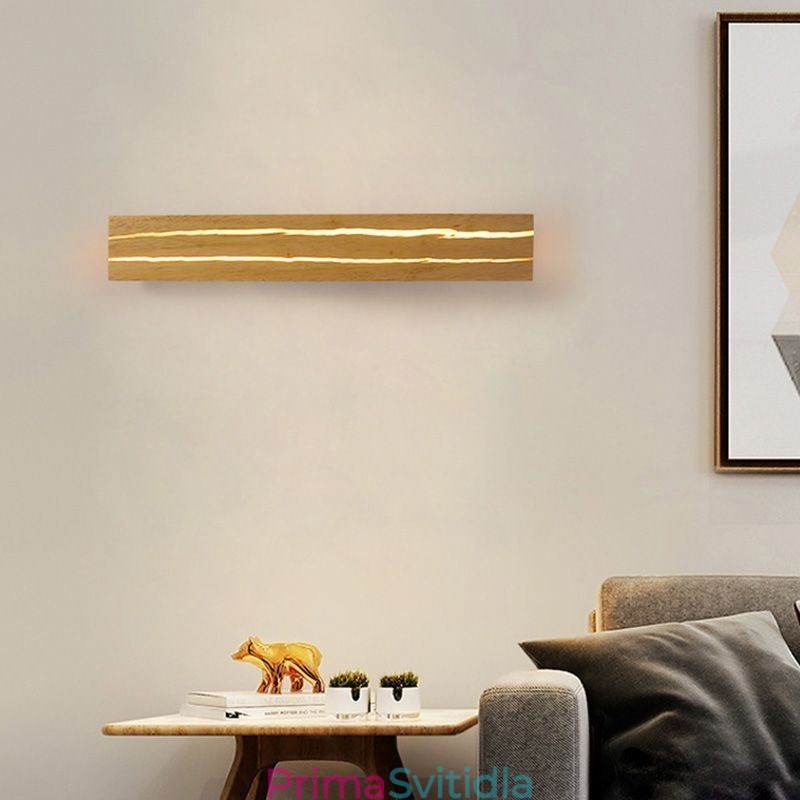 Moderní dřevěná nástěnná lampa Světla do vstupní uličky Nordic Noční nástěnné svítidlo