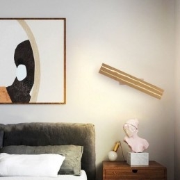 Moderní dřevěná nástěnná lampa Světla do vstupní uličky Nordic Noční nástěnné svítidlo