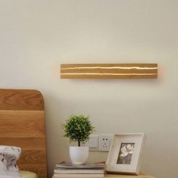 Moderní dřevěná nástěnná lampa Světla do vstupní uličky Nordic Noční nástěnné svítidlo