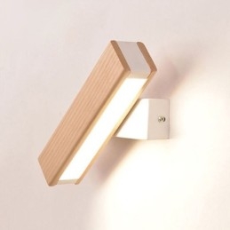 Evropa Nástěnná lampa z masivního dřeva Noční nástěnné osvětlení Moderní svítidla Simplicity