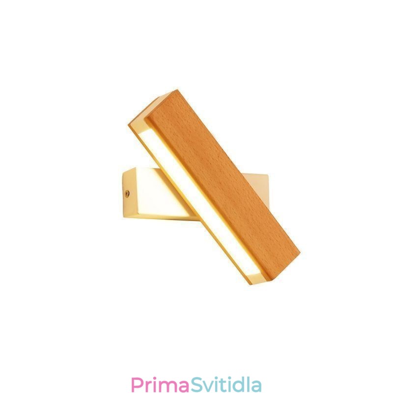 Evropa Nástěnná lampa z masivního dřeva Noční nástěnné osvětlení Moderní svítidla Simplicity