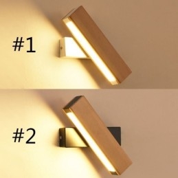 Evropa Nástěnná lampa z masivního dřeva Noční nástěnné osvětlení Moderní svítidla Simplicity