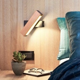 Evropa Nástěnná lampa z masivního dřeva Noční nástěnné osvětlení Moderní svítidla Simplicity