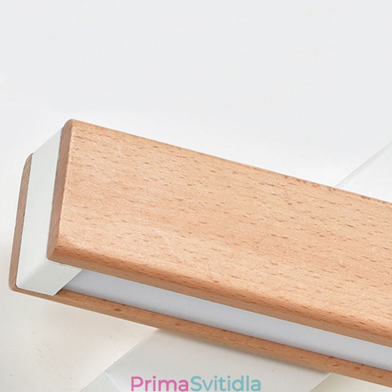 Evropa Nástěnná lampa z masivního dřeva Noční nástěnné osvětlení Moderní svítidla Simplicity