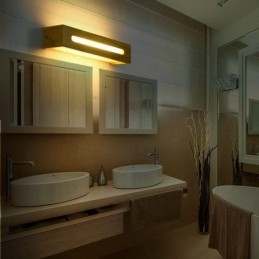 Moderní nástěnná dřevěná lampa Světla do vstupní uličky Nordic Noční nástěnné svítidlo