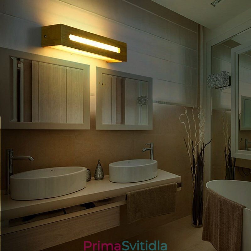 Moderní nástěnná dřevěná lampa Světla do vstupní uličky Nordic Noční nástěnné svítidlo