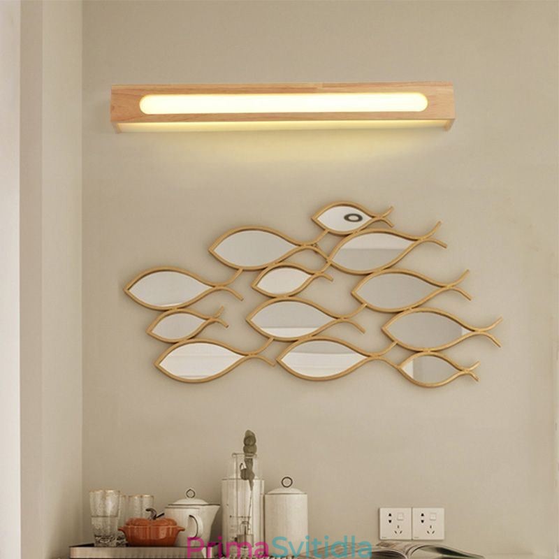Moderní nástěnná dřevěná lampa Světla do vstupní uličky Nordic Noční nástěnné svítidlo