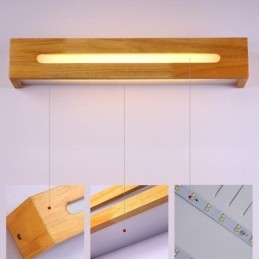 Moderní nástěnná dřevěná lampa Světla do vstupní uličky Nordic Noční nástěnné svítidlo