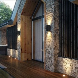 Nástěnná lampa Moderní jednoduché hliníkové vnitřní umělecké nástěnné svítidlo