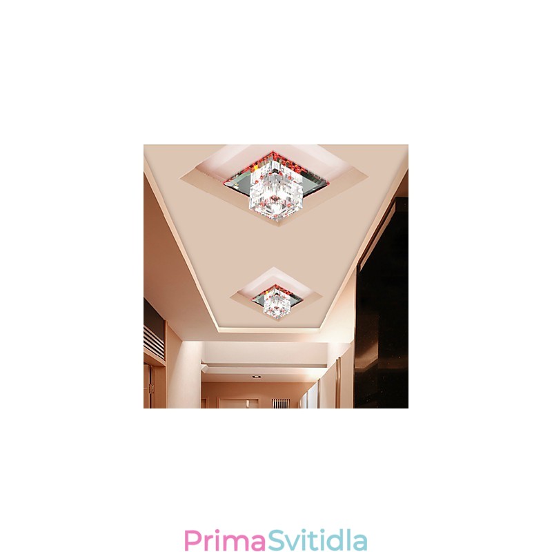 Krystal mezi lampou Smd Spotlight Kreativní lampa Lamp Tube Light Absorb Dome Light