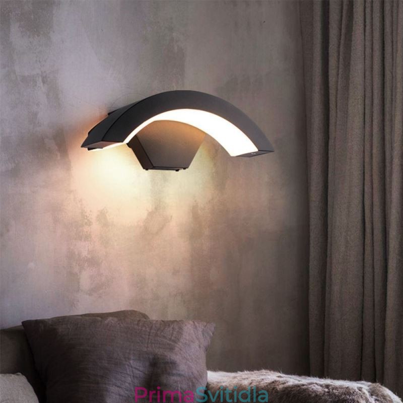Minimalistická hliníková zahradní vodotěsná nástěnná lampa