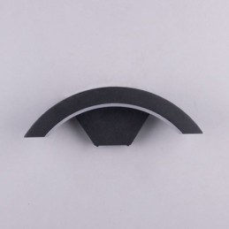 Minimalistická hliníková zahradní vodotěsná nástěnná lampa
