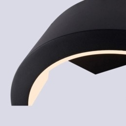 Minimalistická hliníková zahradní vodotěsná nástěnná lampa