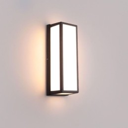 Obdélníkové nástěnné svítidlo Moderní vodotěsná nástěnná lampa Villa Veranda