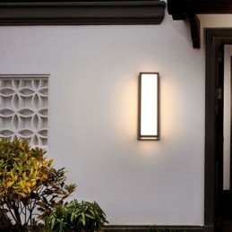 Obdélníkové nástěnné svítidlo Moderní vodotěsná nástěnná lampa Villa Veranda