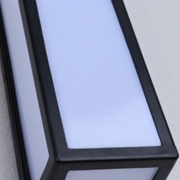 Obdélníkové nástěnné svítidlo Moderní vodotěsná nástěnná lampa Villa Veranda