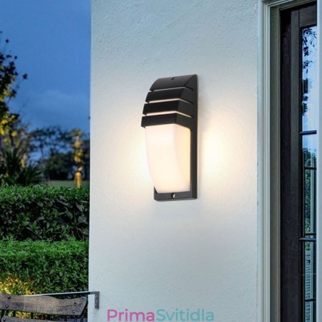 Vodotěsná venkovní veranda Světlá Černá hliníková nástěnná lampa Garden Courtyard Light Vodotěsná venkovní veranda Světlá Černá hliníková nástěnná lampa Garden Courtyard Light