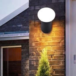 Moderní minimalistická hliníková zahradní vodotěsná nástěnná lampa