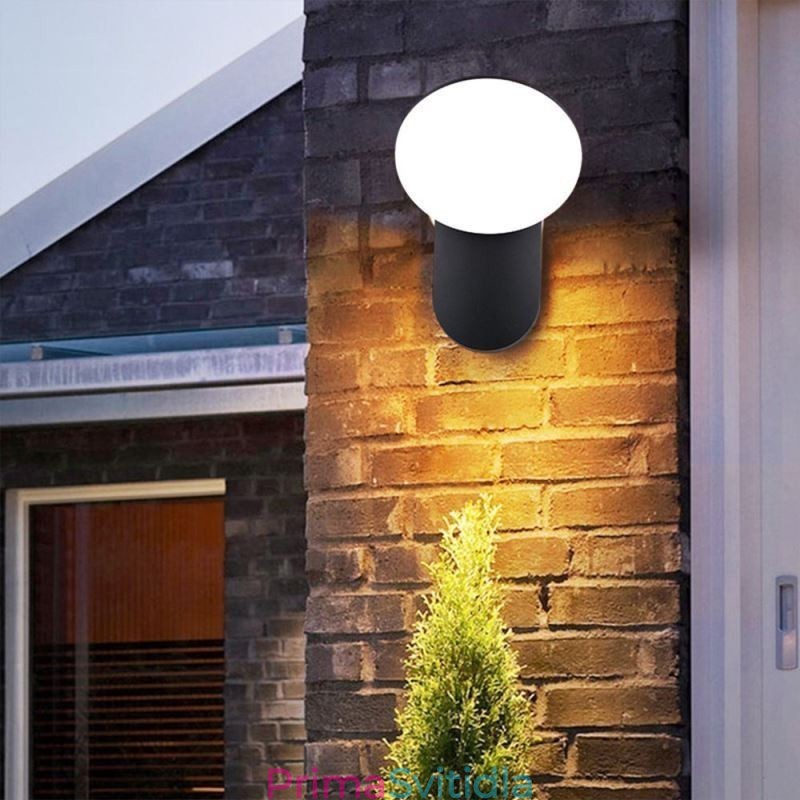 Moderní minimalistická hliníková zahradní vodotěsná nástěnná lampa