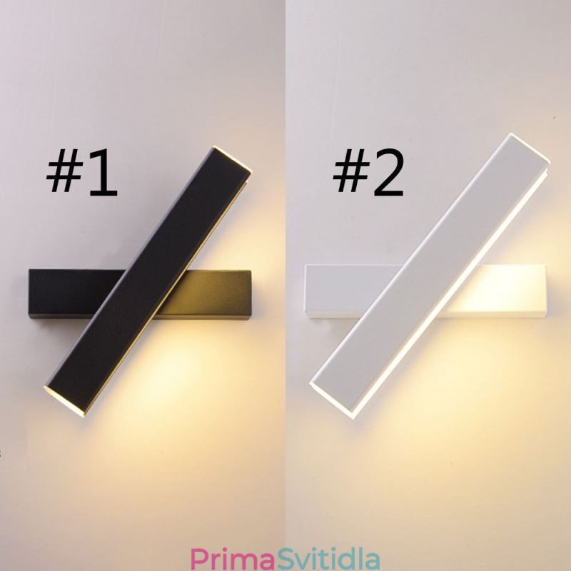 Nástěnné svítidlo otočné noční osvětlení hliníkové