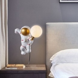 Moderní nástěnné svítidlo Creative Astronaut Resin Kids
