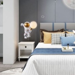 Moderní nástěnné svítidlo Creative Astronaut Resin Kids