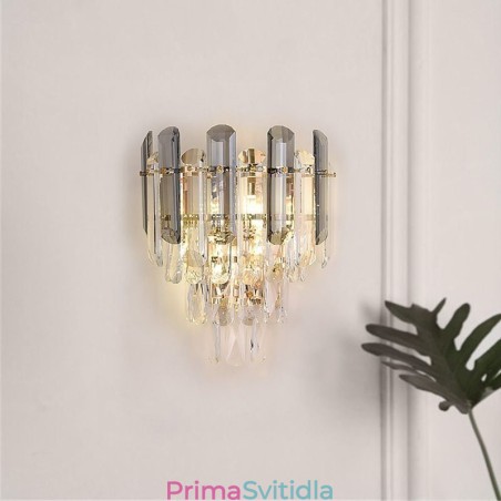 Evropská nástěnná svítidla Crystal Wall Lights Koupelna Evropská nástěnná svítidla Crystal Wall Lights Koupelna